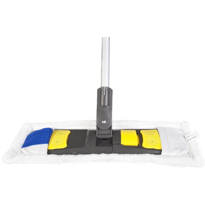 Zestaw sprzątajacy 40cm-mop mikrofibra-stelaż-drążek aluminiowy 