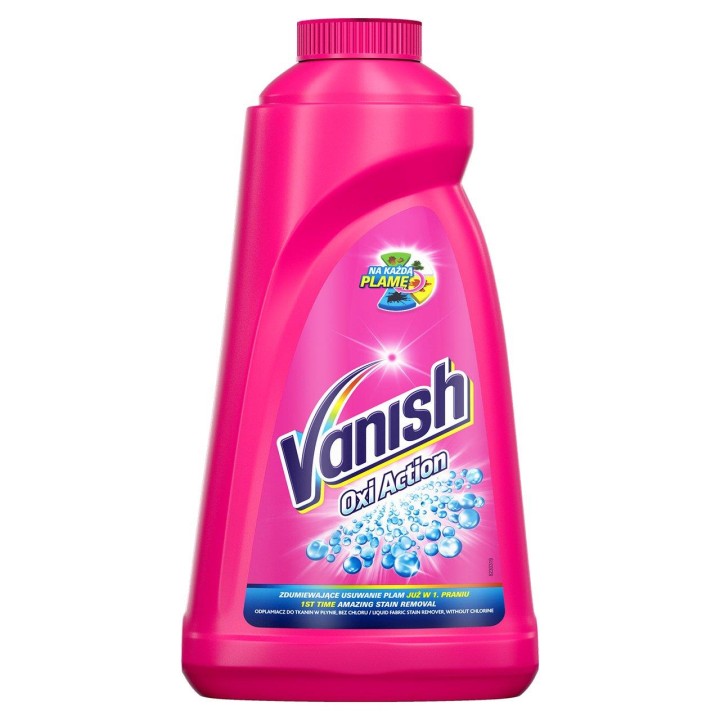 Vanish Oxi Action - odplamiacz w płynie do tkanin kolorowych 1 l