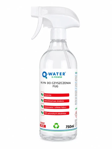 Q-WATER X-POWER płyn do czyszczenia fug 750ml z atomizerem