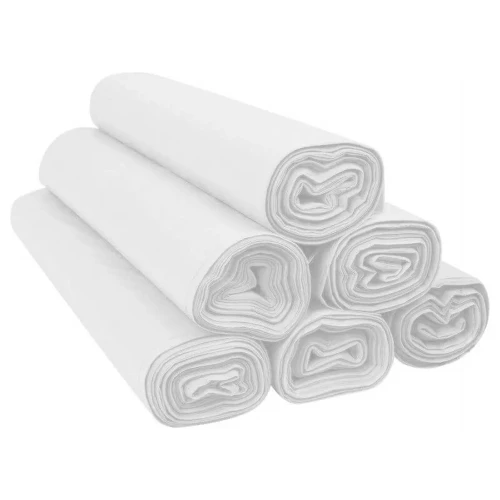 Worki na odpady 120l bezbarwne LDPE 70x110 cm 28 mikr-10 sztuk