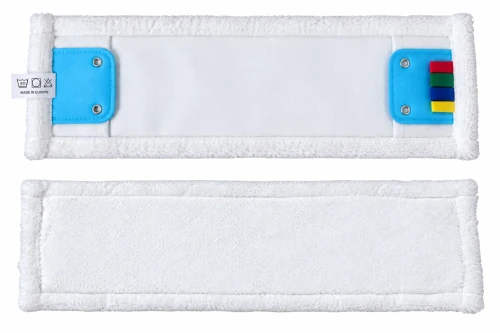 Mop płaski DUO z mikrofibry 50x13 cm kieszenie i Speedy-zapas