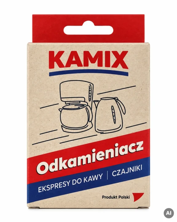 Kamix Odkamieniacz do czajników i ekspresów 50 g – opakowanie produktu