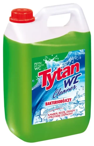 Tytan bakteriobójczy zielony do mycia WC 5 l