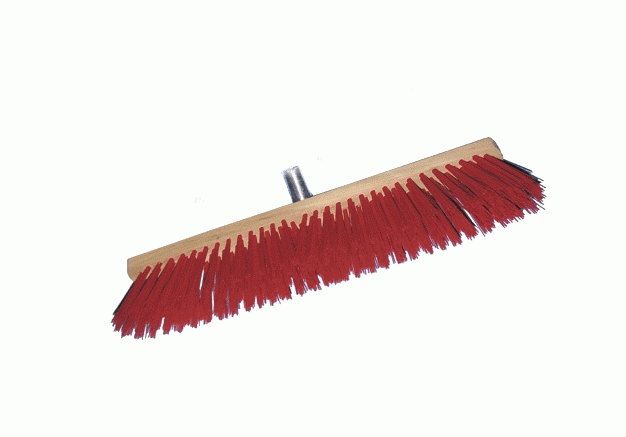 Szczotka miotła ulicowa włókno PET-oprawa drewniana 80 cm 